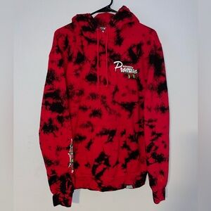 Broken Promises Hoodie Red and Black